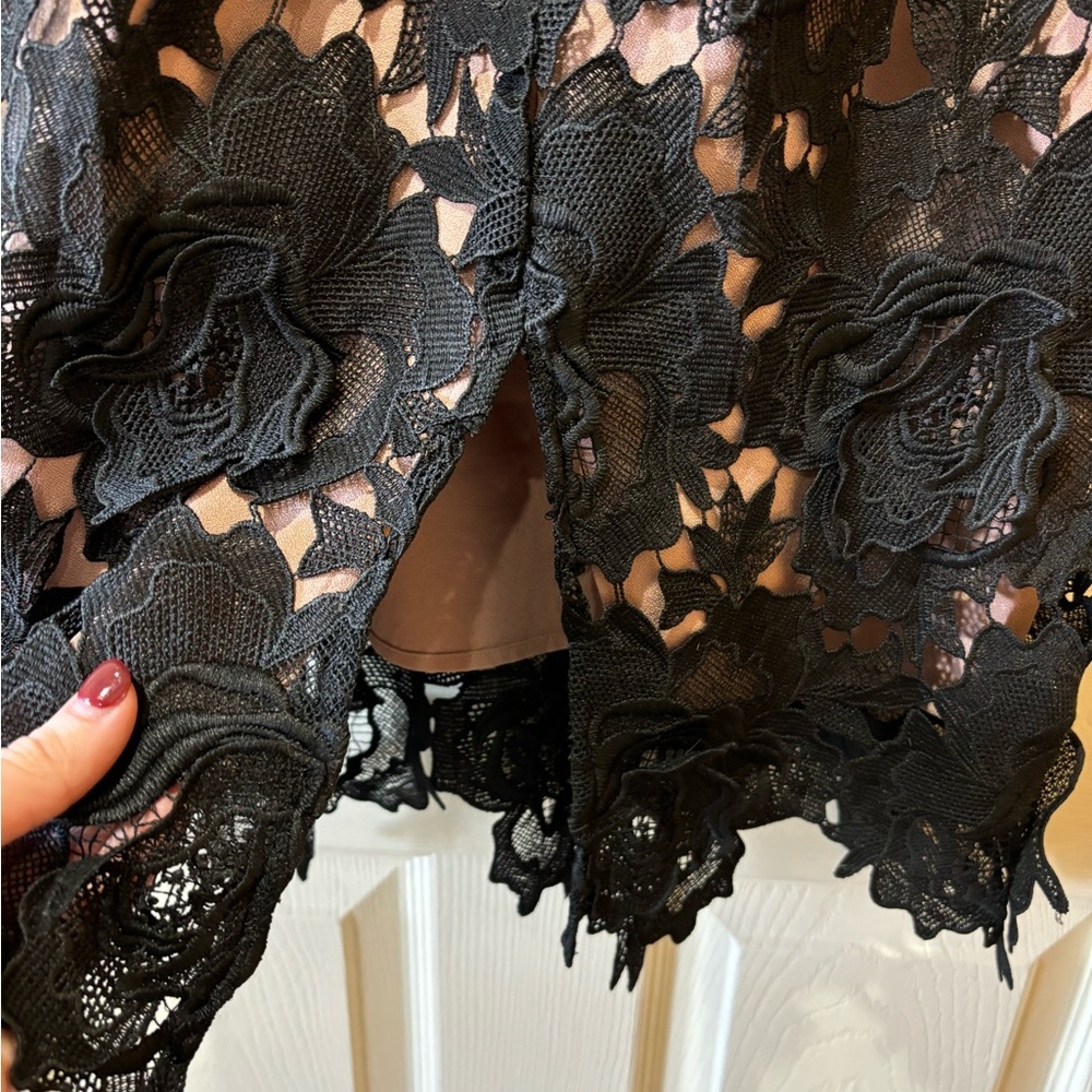 Adelyn Rae Jade Woven Lace Tube Dress - Picture 10 of 12